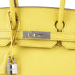 Hermès Soufre Epsom Leather Palladium Birkin 30 Handbag
