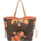 Louis Vuitton Limited Monogram Roses Neverfull MM Shoulder Bag