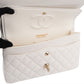 Chanel Quilted Caviar Leather Medium Double Flap Shoulder Bag