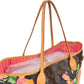 Louis Vuitton Limited Monogram Roses Neverfull MM Shoulder Bag