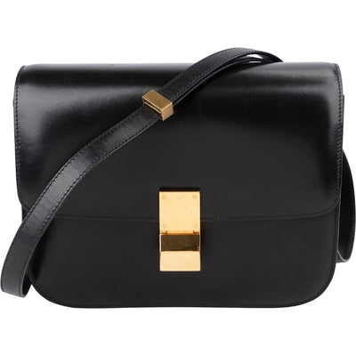 Céline Calfskin Classic Box Medium Crossbody Bag
