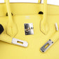 Hermès Soufre Epsom Leather Palladium Birkin 30 Handbag