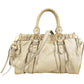 Miu Miu Vitello Lux Satchel Leather Handbag