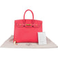 Hermès Birkin 35 aus Epsom-Leder in Rose Tyrien – Ansicht 2