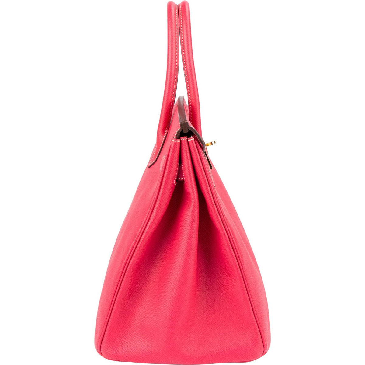 Hermès Birkin 35 aus Epsom-Leder in Rose Tyrien – Ansicht 9