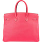 Hermès Birkin 35 aus Epsom-Leder in Rose Tyrien – Ansicht 8