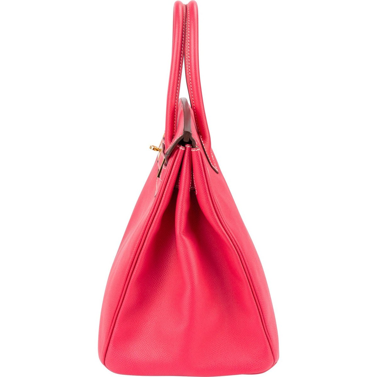 Hermès Birkin 35 aus Epsom-Leder in Rose Tyrien – Ansicht 7