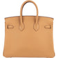 Hermès Biscuit Swift Leather Limited In And Out Birkin 25 Handbag
