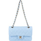 Chanel Quilted Caviar Leather Small Double Flap Shoulder Bag