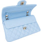 Chanel Quilted Caviar Leather Small Double Flap Shoulder Bag