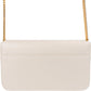 Saint Laurent Kate Wallet on Chain aus grauem Glattleder – Ansicht 4