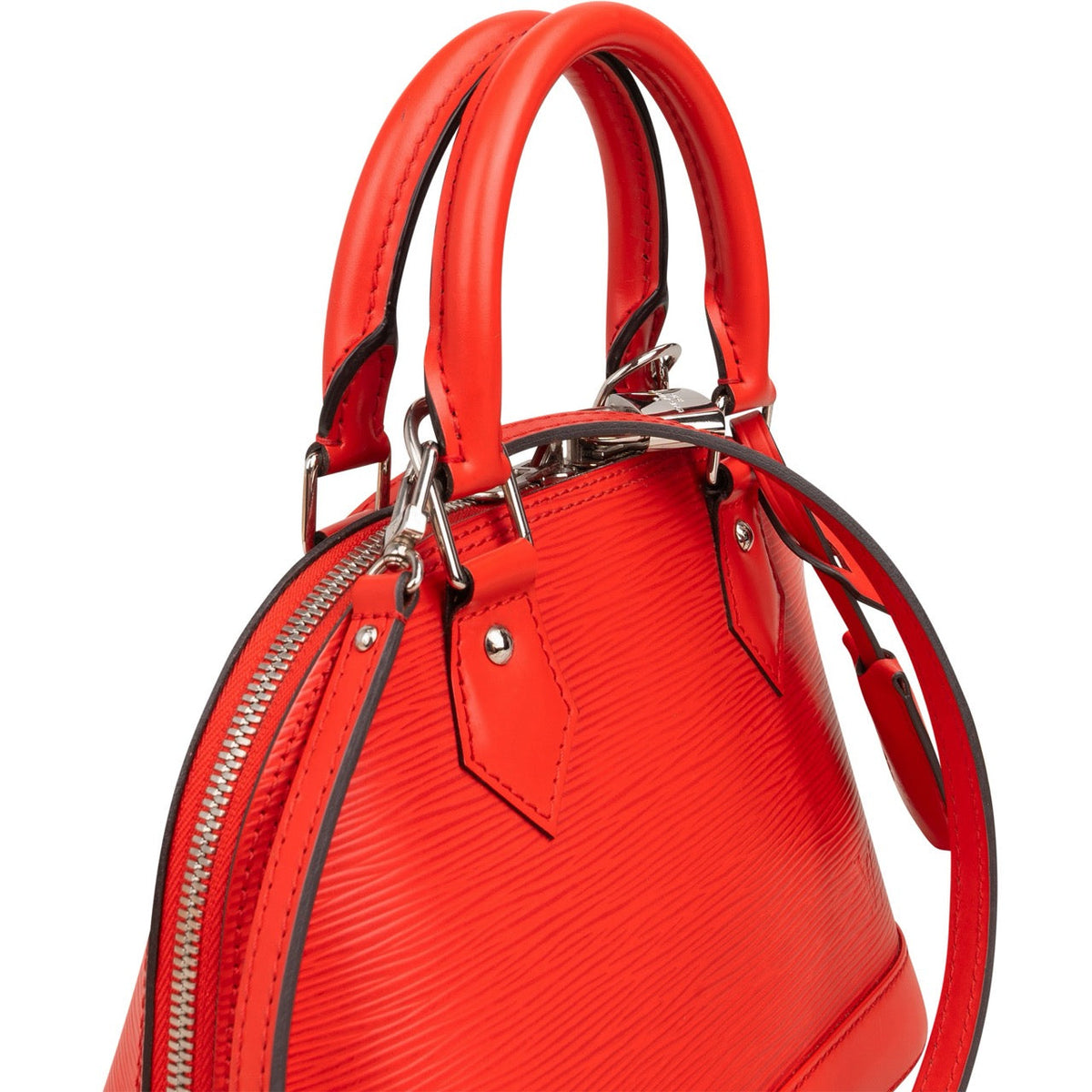 Louis Vuitton Red Epi Leather Alma BB Crossbody Handbag