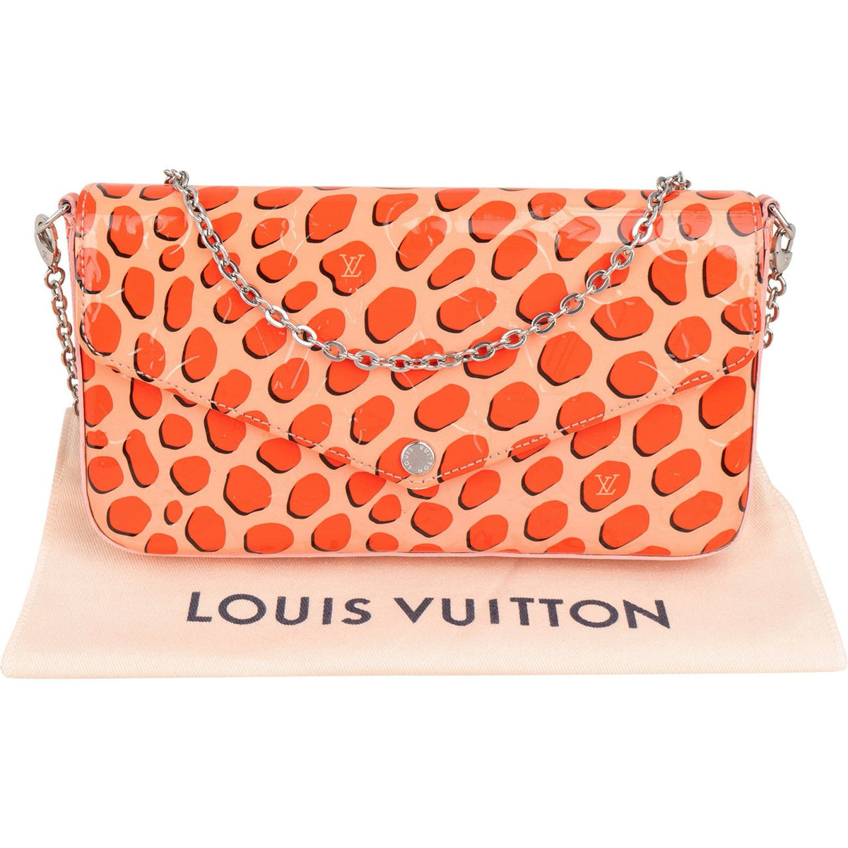 Louis Vuitton Limited Monogram Vernis Jungle Dots Felicie Crossbody Bag