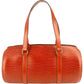 Louis Vuitton Cognac Epi Leather Soufflot Handbag