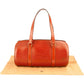 Louis Vuitton Cognac Epi Leather Soufflot Handbag