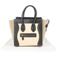 Céline Tricolor Leather Luggage Handbag