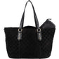 Gucci Suede GG Monogram Jolicoeur Shearling Tote Handbag
