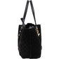 Gucci Suede GG Monogram Jolicoeur Shearling Tote Handbag
