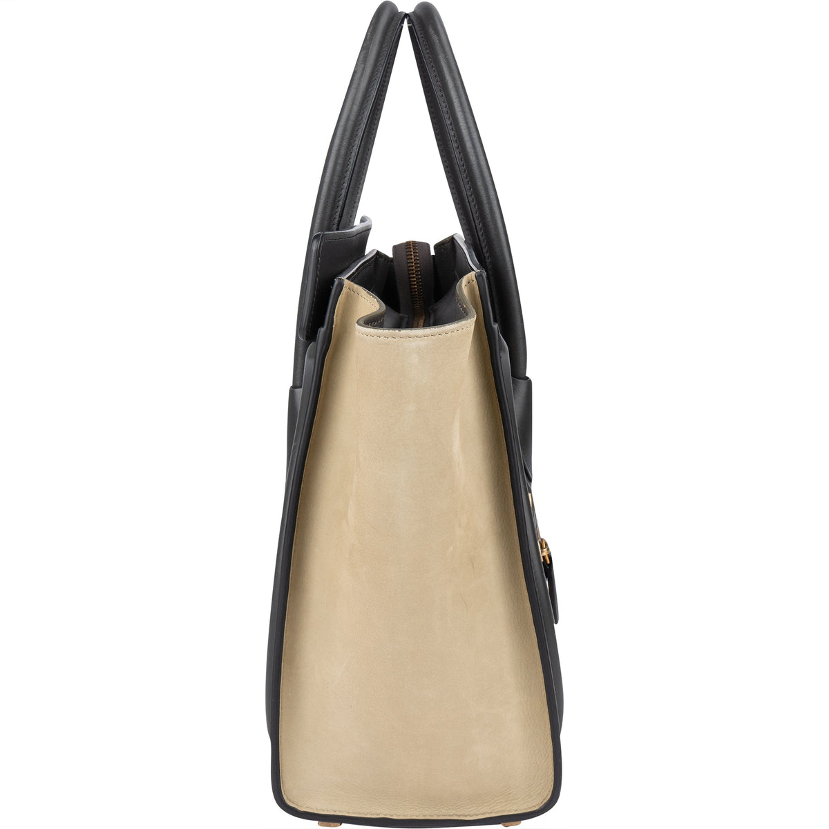Céline Tricolor Leather Luggage Handbag