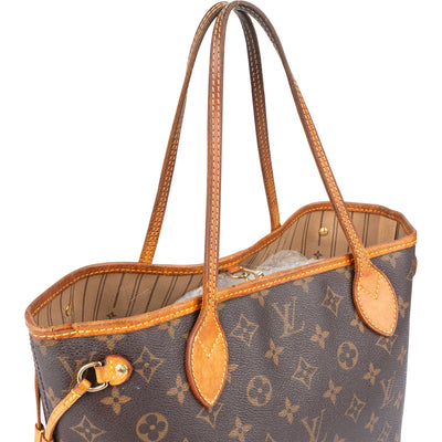 Louis Vuitton Canvas Monogram Neverfull PM Shoulder Bag