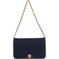 Chanel Quilted Cotton Single Flap Shoulder Bag