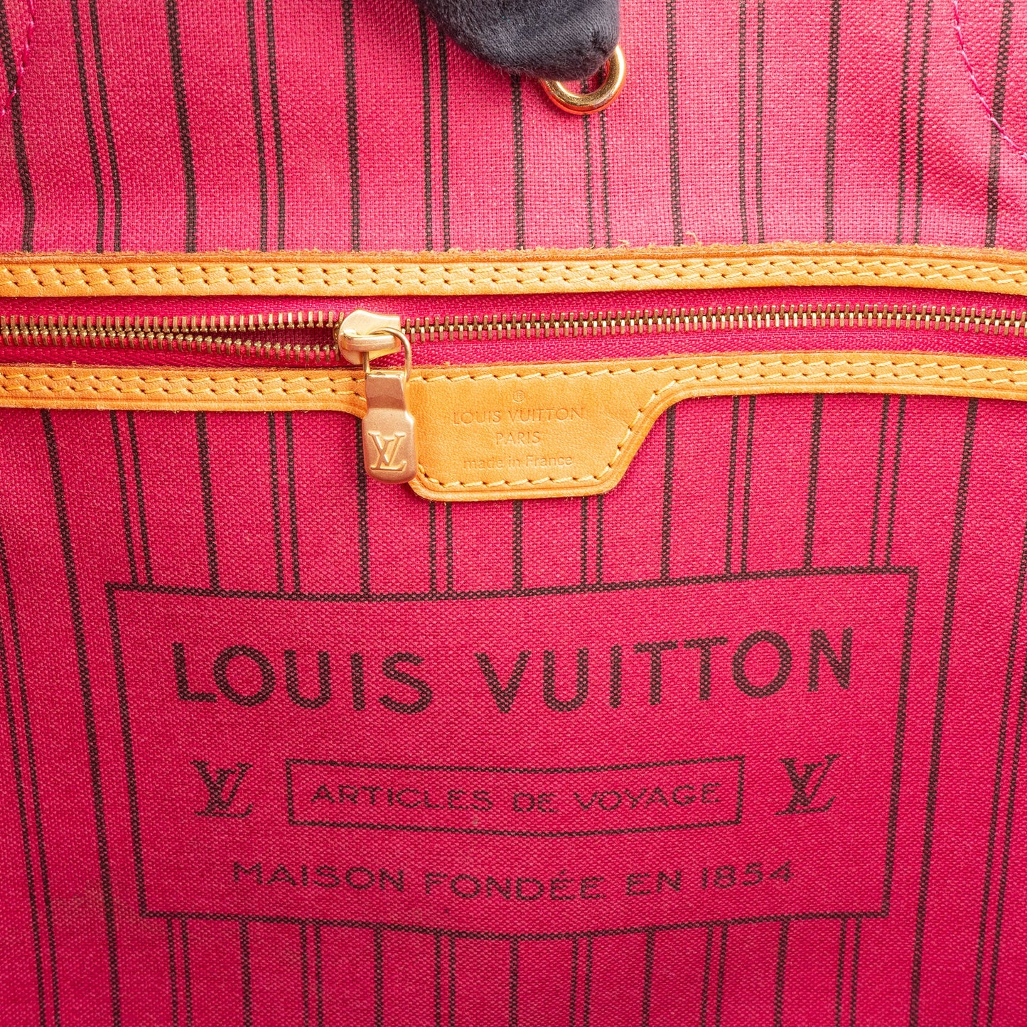 Louis Vuitton Canvas Monogram Neverfull MM Shopper Handbag