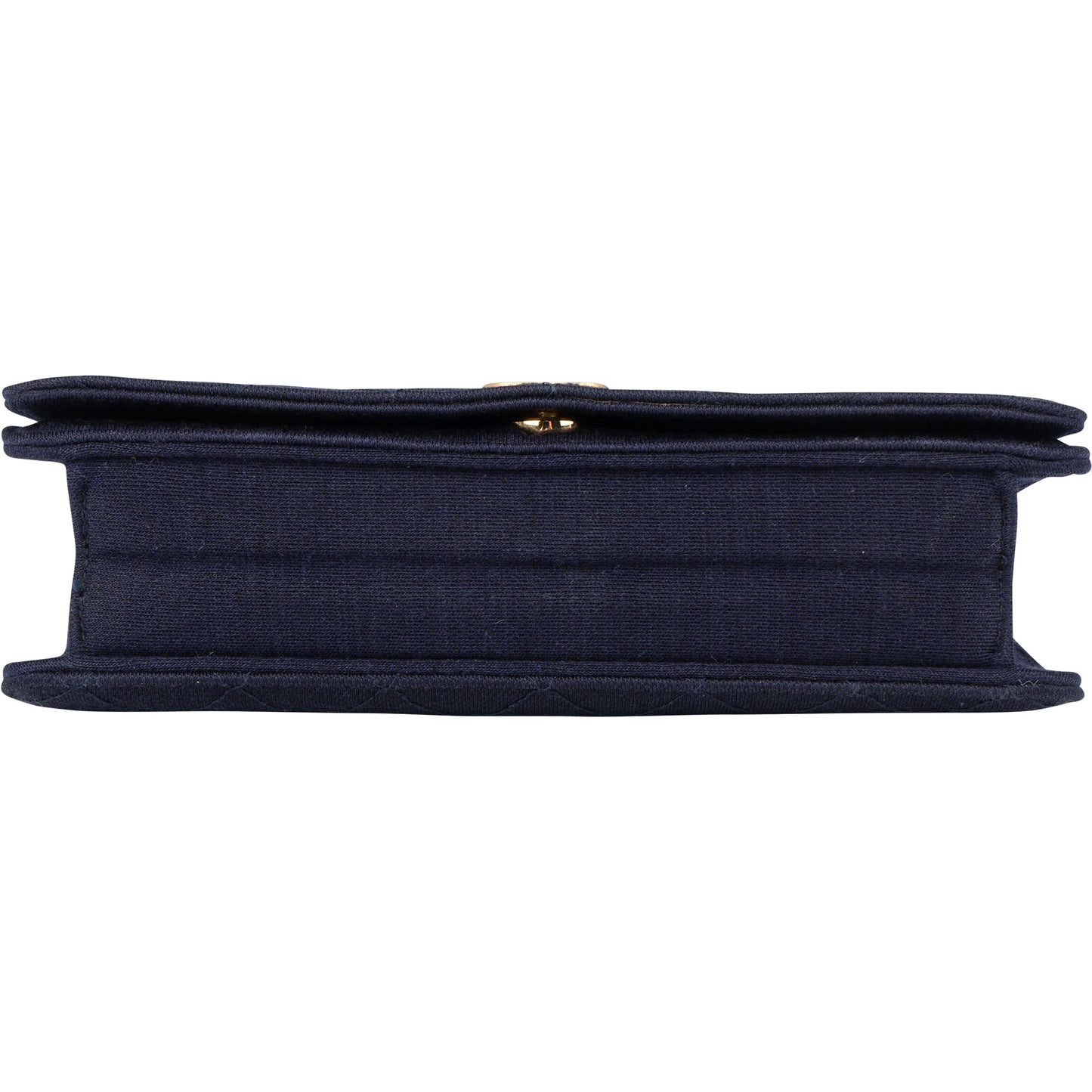 Chanel Quilted Cotton Single Flap Shoulder Bag