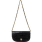 Chanel Lambskin Halfmoon Single Flap Shoulder Bag
