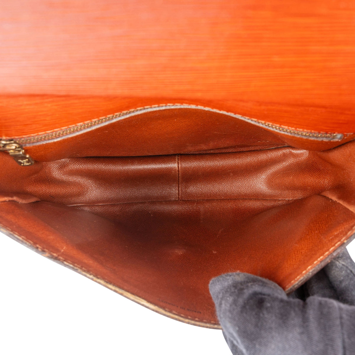 Louis Vuitton Cognac Epi Leather Saint Cloud GM Shoulder Bag