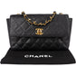 Chanel Quilted Lambskin 24K Gold Single Flap Crossbody Bag