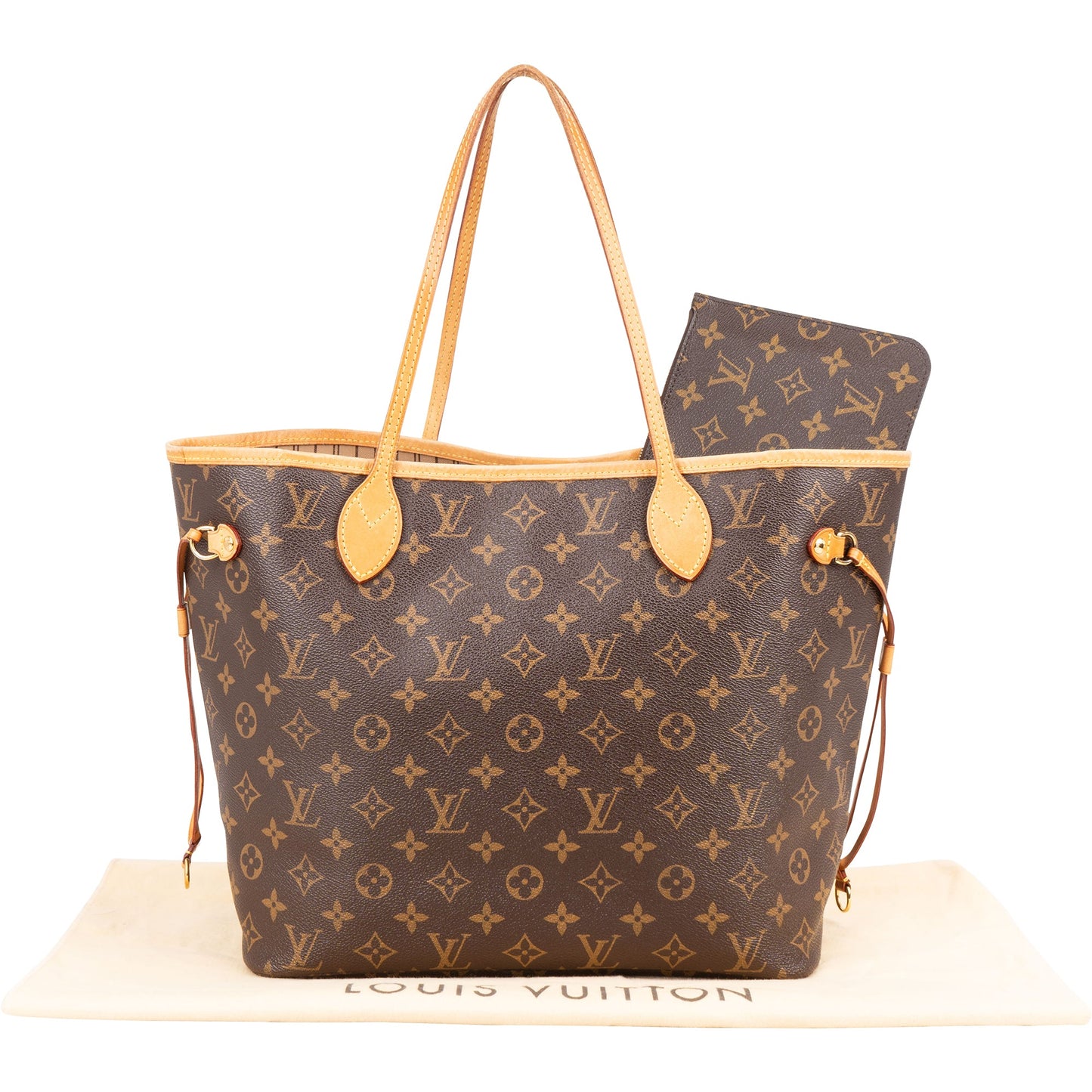 Louis Vuitton Monogram Canvas Neverfull MM Shopper Shoulder Bag