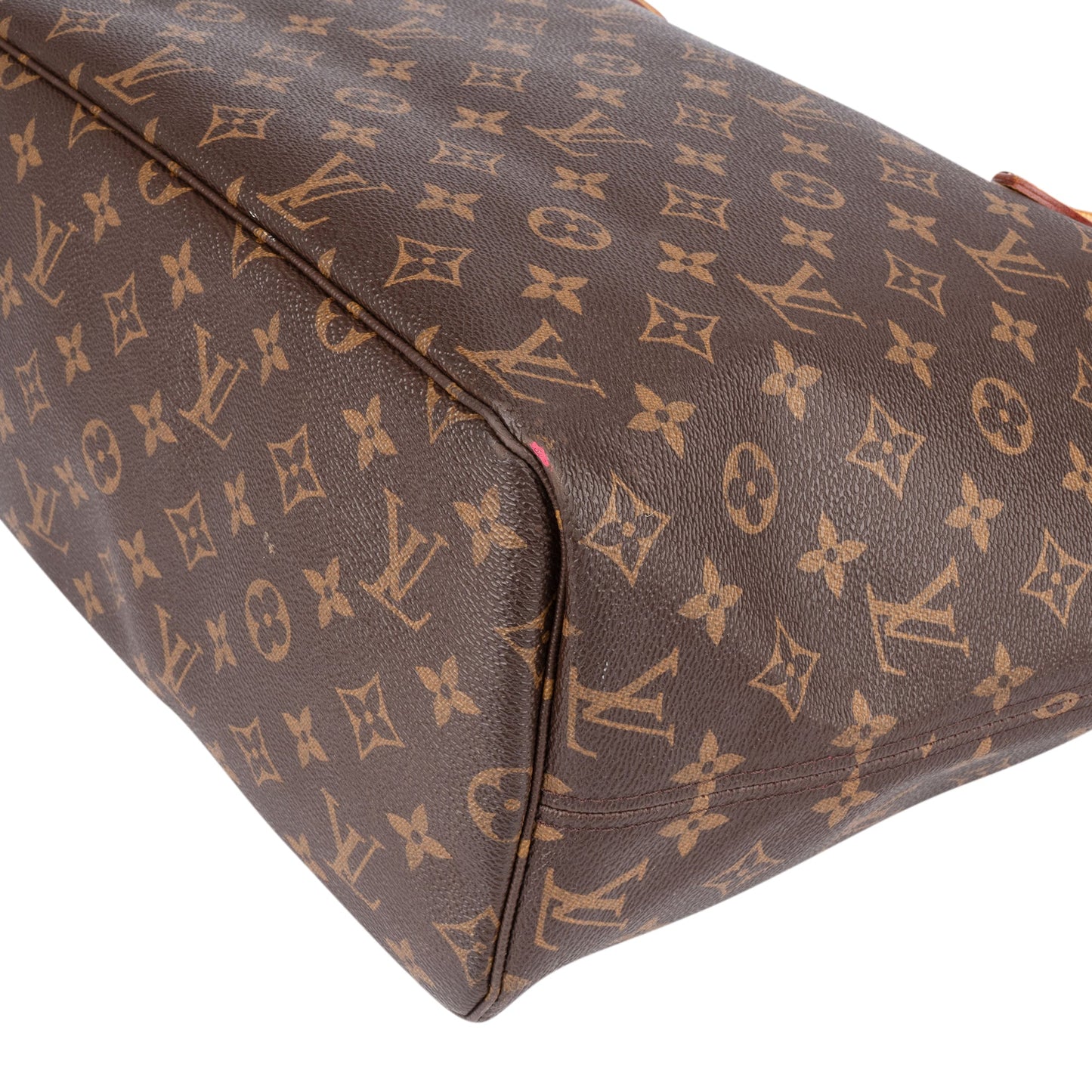 Louis Vuitton Canvas Monogram Neverfull MM Shopper Handbag