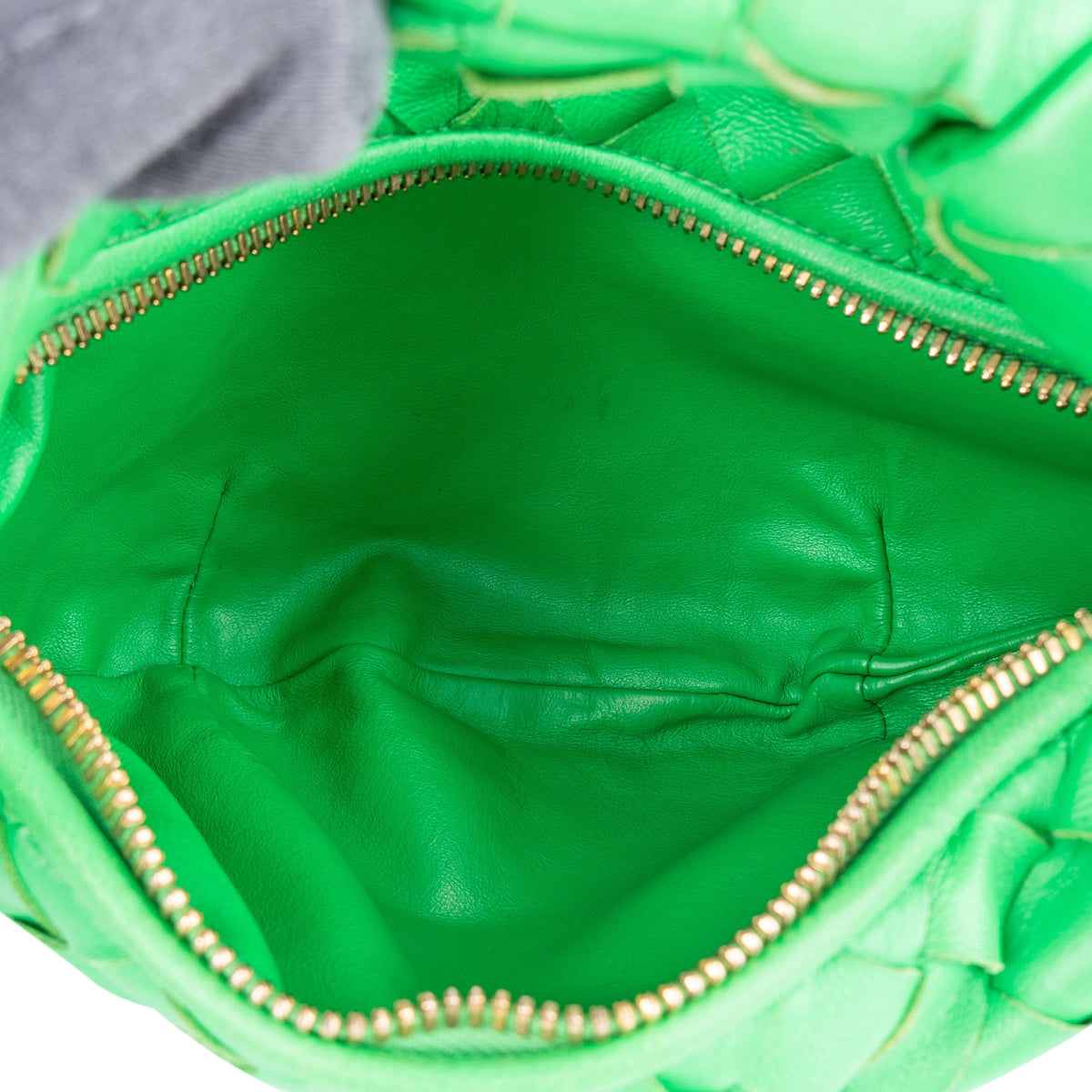 Bottega Veneta Intrecciato Leather Mini Jodie Handbag