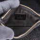 Gucci Suede GG Monogram Jolicoeur Shearling Tote Handbag