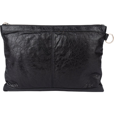 Balenciaga Black Leather City Clutch