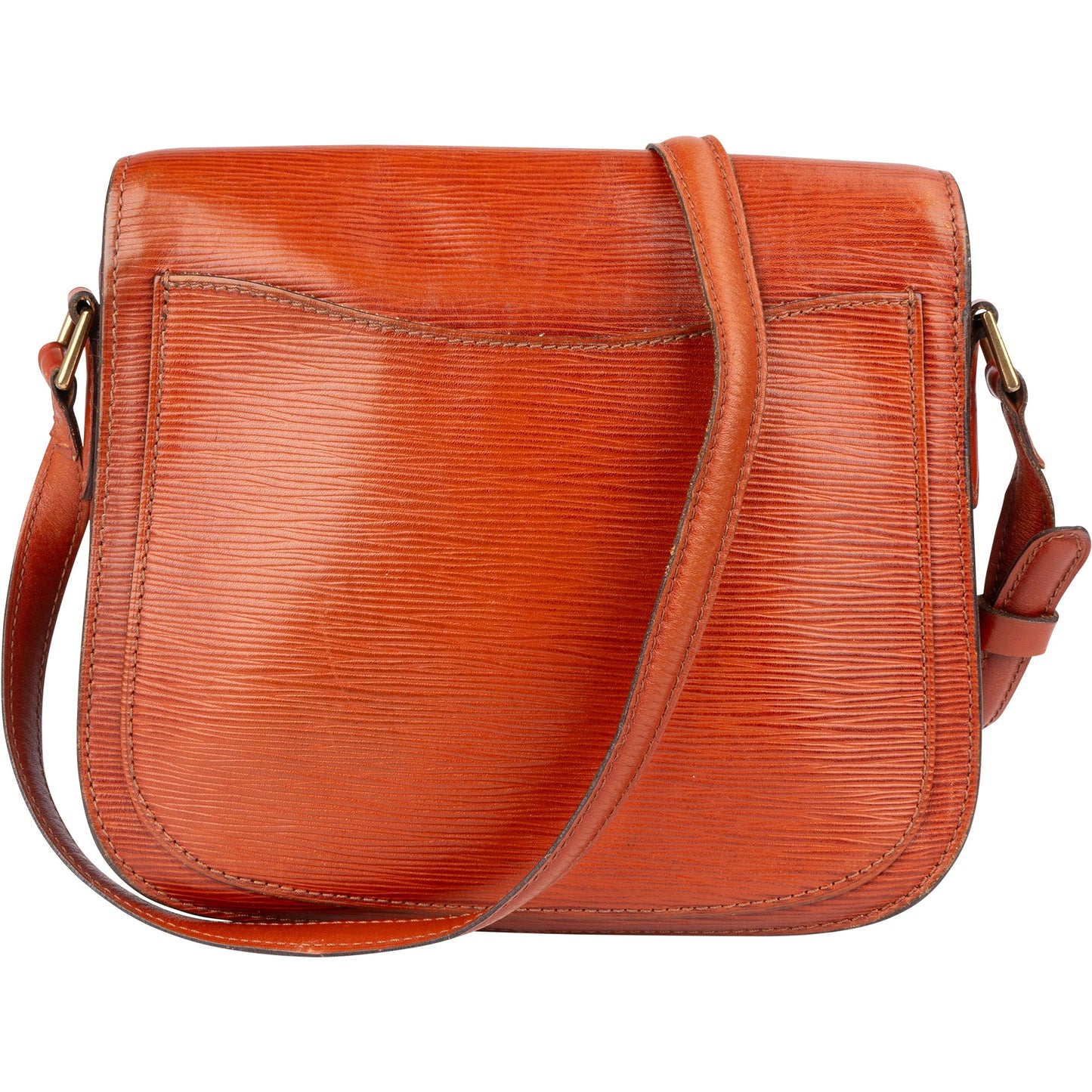 Louis Vuitton Cognac Epi Leather Saint Cloud GM Shoulder Bag