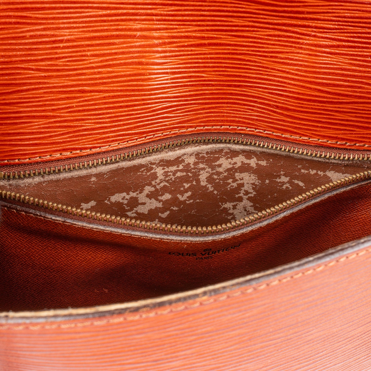 Louis Vuitton Cognac Epi Leather Saint Cloud GM Shoulder Bag