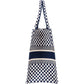 Christian Dior Dots Monogram Cotton Medium Tote Bag