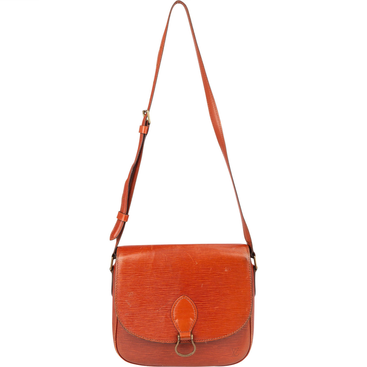 Louis Vuitton Cognac Epi Leather Saint Cloud GM Shoulder Bag
