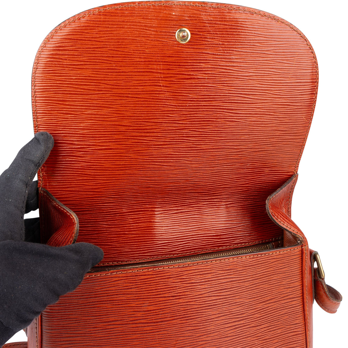 Louis Vuitton Cognac Epi Leather Saint Cloud GM Shoulder Bag