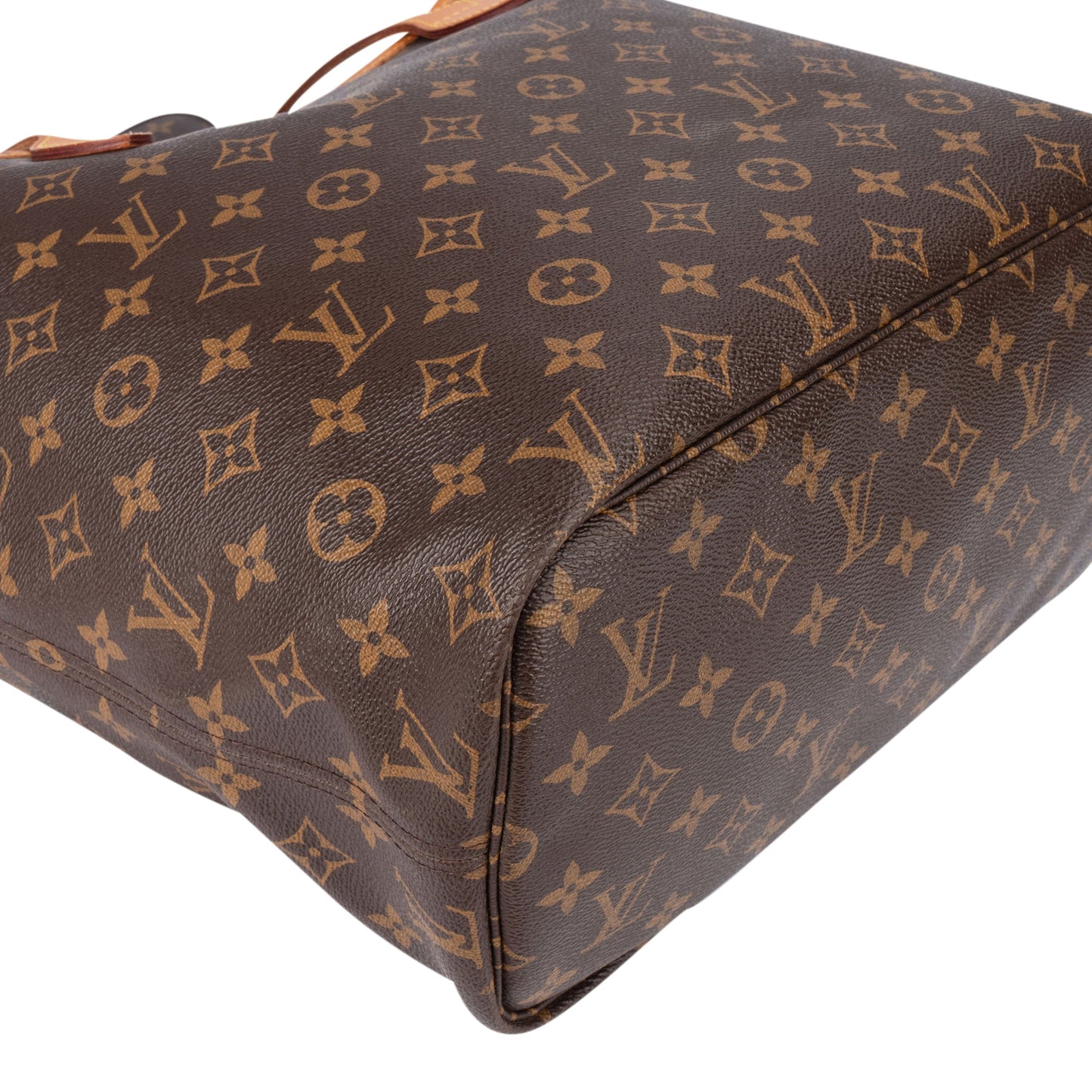 Louis Vuitton Canvas Monogram Neverfull MM Shopper Handbag