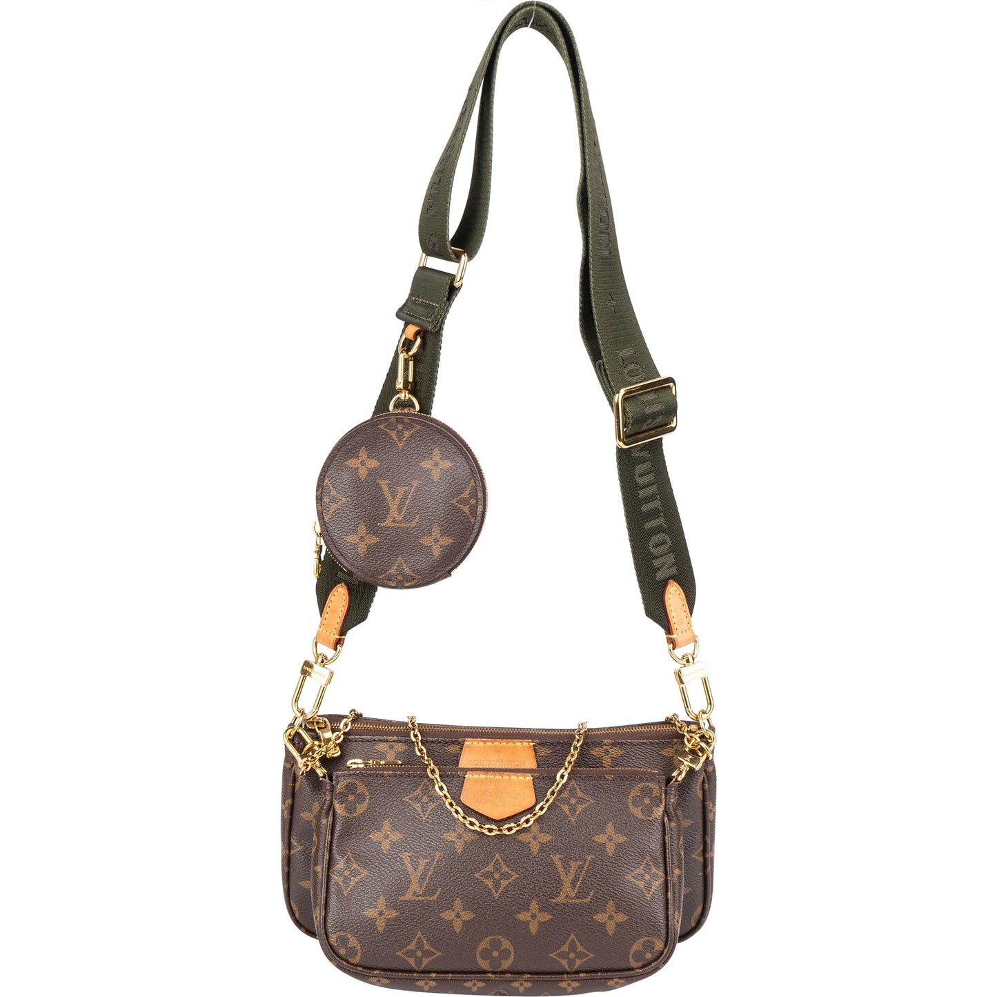 Louis Vuitton Canvas Monogram Multi Pochette Accessoires Crossbody Bag