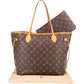 Louis Vuitton Canvas Monogram Neverfull MM Shopper Handbag