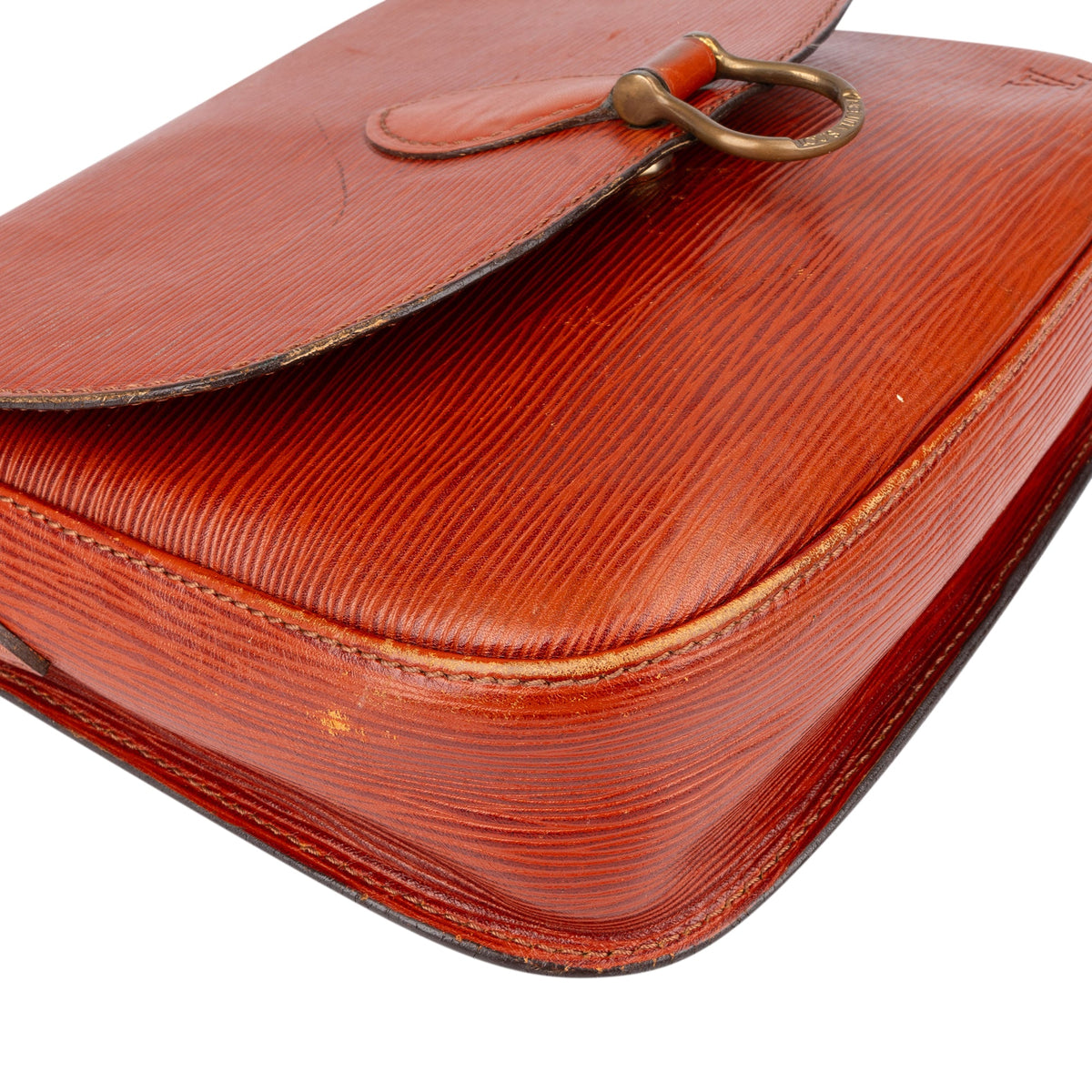 Louis Vuitton Cognac Epi Leather Saint Cloud GM Shoulder Bag