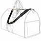 Schulterriemen Schwarz (Breit / Verstellbar) - Keepall, Greenwich