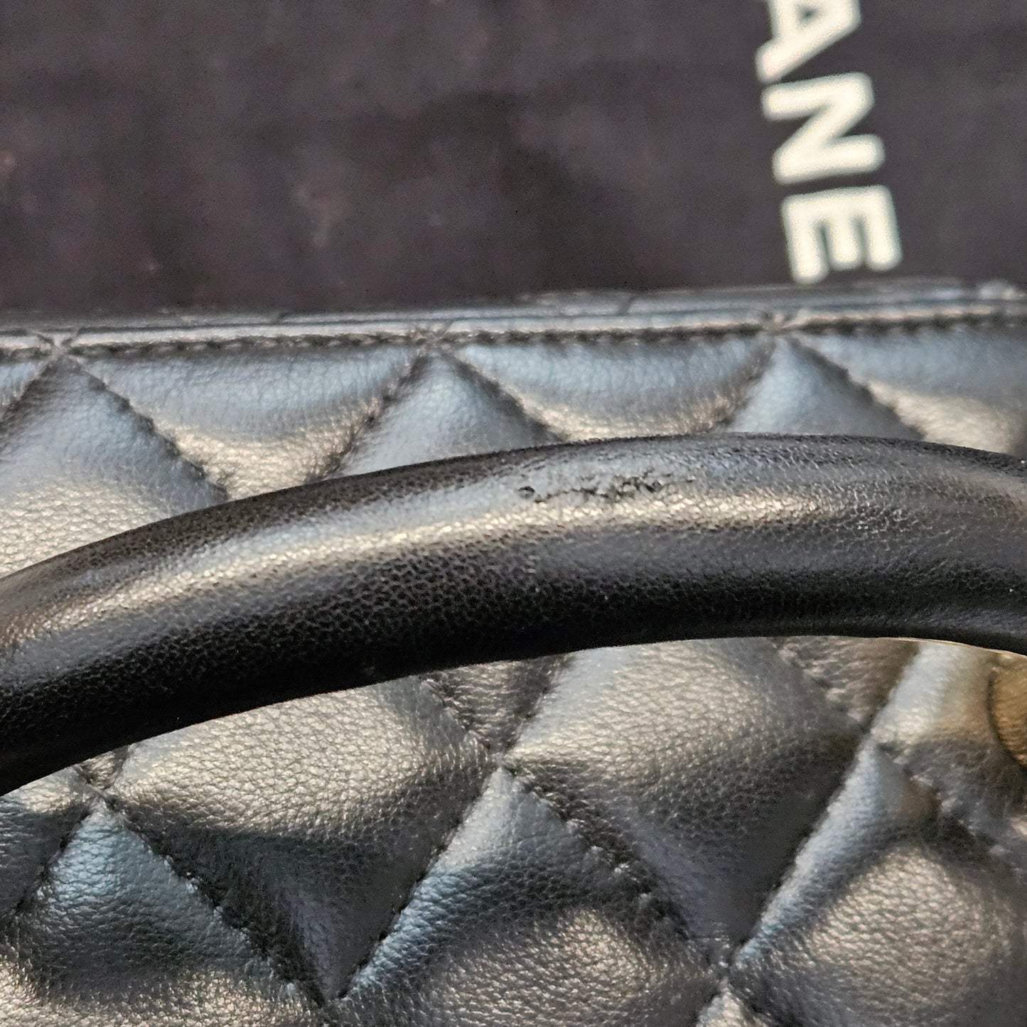 Chanel Quilted Lambskin Vanity Case Crossbody Bag
