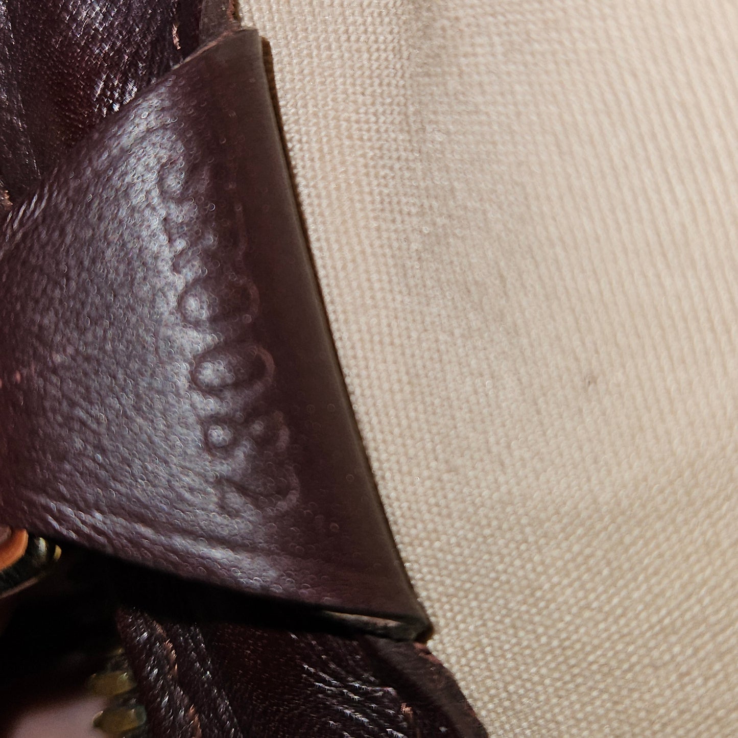 Louis Vuitton Mini Lin Monogram Josephine PM Handbag