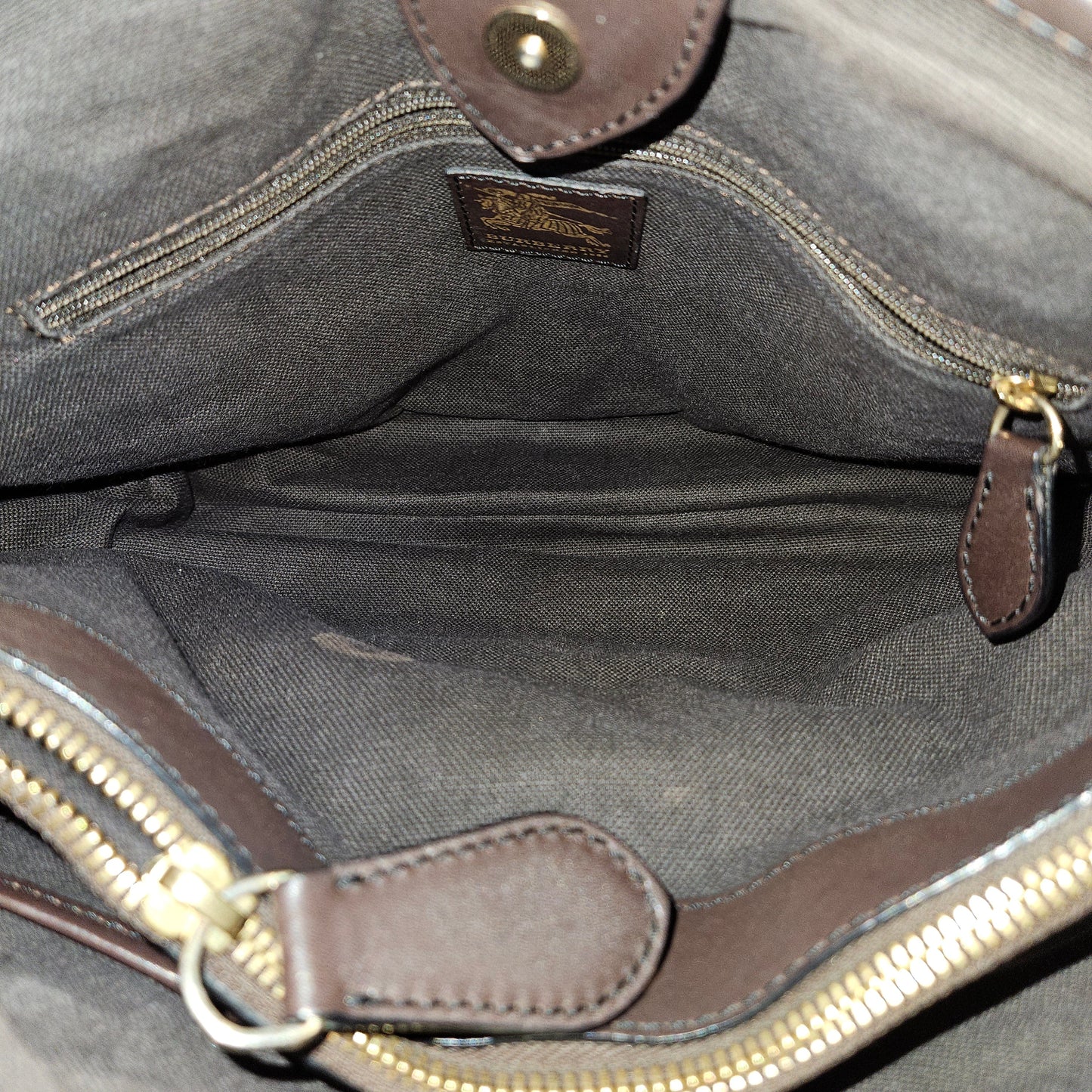 Burberry Nova-Check Monogram Haymarket Shoulder Bag