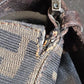 Fendi FF Monogram Baguette Buckle Shoulder Bag