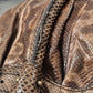 Salvatore Ferragamo Python Marisa Satchel Shoulder Bag